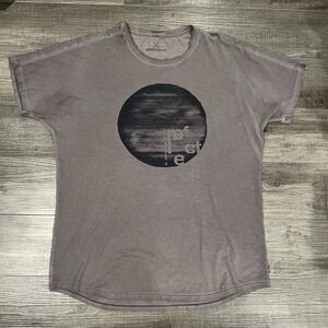 Lululemon x Robert Geller Shirt Men's Large Graphic Print Short Sleeve